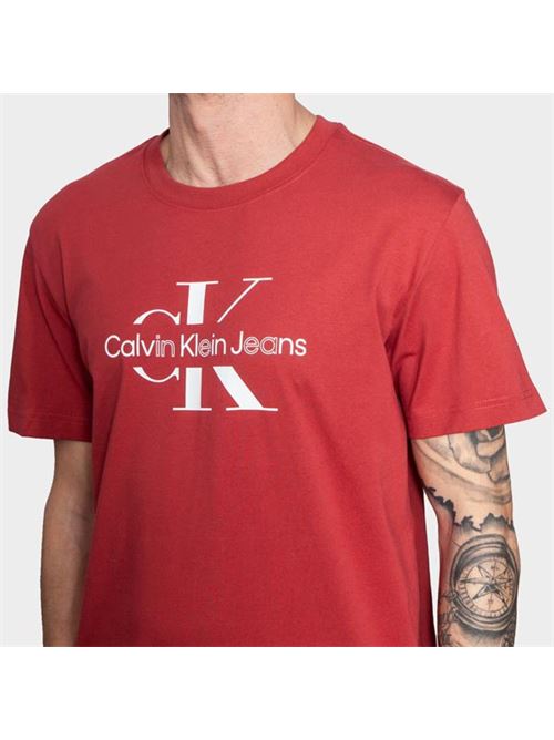 distrupted outline monologo tee CALVIN KLEIN JEANS | J30J325190XA0